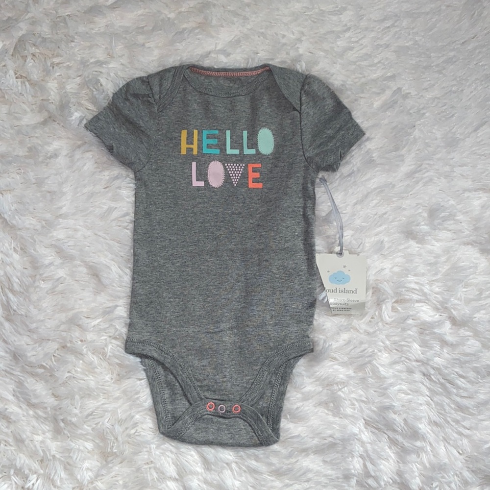 Cloud island baby bodysuit Size 6-9 months